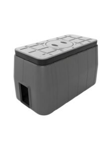 Caja de vereda OSE con visor redondo